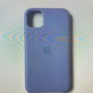 Apple Lavender Silicone Phone Case